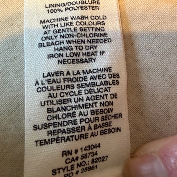 Alec Les Filles lined Spring Raincoat, in Cream, size Small - Picture 7 of 8